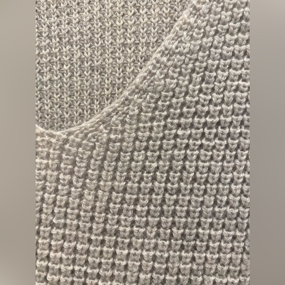 Wilfred Free grey waffle knit sweater. - Picture 3 of 4